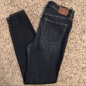 J Crew jeans high waisted dark wash